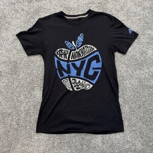 Adidas Shirt Small NYC Apple Graphic Climalite Manhattan Bronx Queens Brooklyn